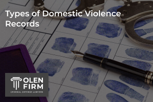 Types of domestic violence records