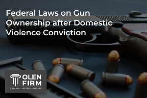 Federal laws on gun ownership after domestic violence conviction