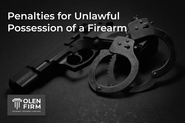 Penalties for unlawful possession of a firearm